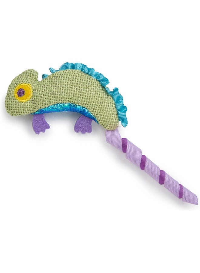 Petlinks HappyNip Crinkle Chameleon Cat Toy, Contains Silvervine & Catnip - Green, One Size - Image 4