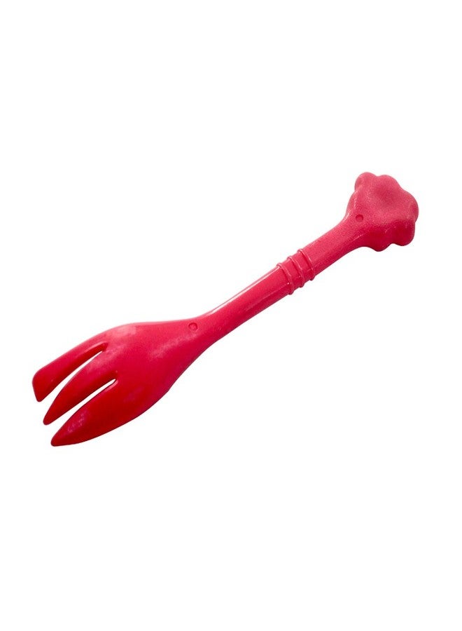 Kunhe Pet Dog Cat Feeding Scooping Can Tin Food Fork Mixing Spoon Pink 7.48Inch - Image 4