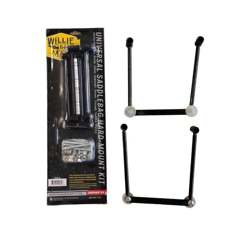 Dowco Willie & Max 58633-00 Motorcycle Saddlebag Hard Mount Kit: Steel, Universal. Handcrafted. Made in the USA. Limited Lifetime Warranty. - Image 5