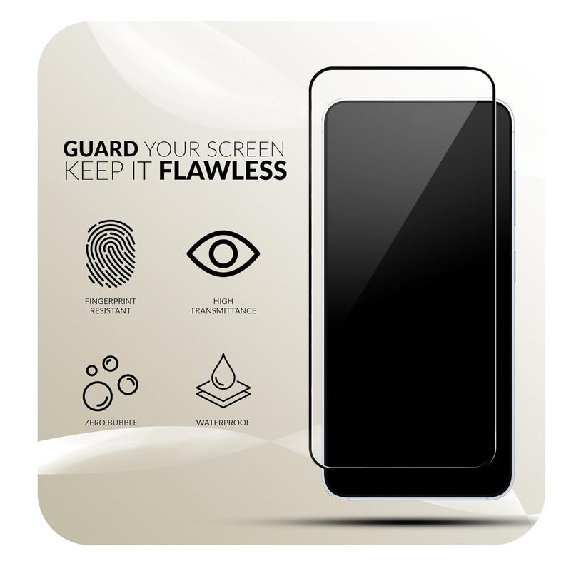 ShieldTech Back Cover Case + Screen Protector for Redmi A5 | Transparent & Black Mobile Phone Back Case Cover for Redmi A 5 | Camera Protection | Redmi A5 4G TPU & PC Black Back Cover Case - Image 2