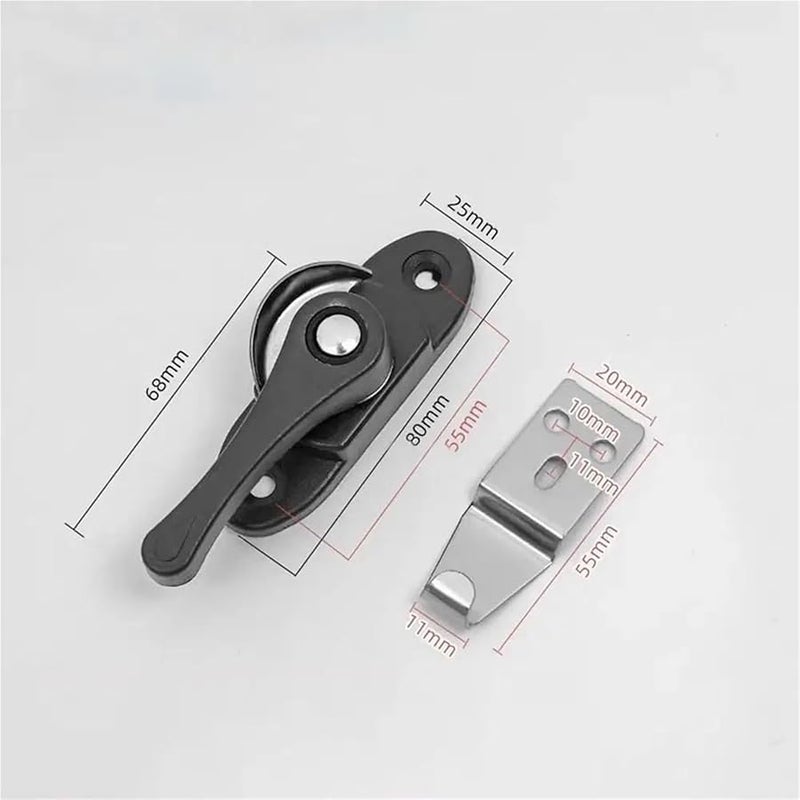 Style 6 10 Pack Aluminum Alloy Sliding Window Sash Security Locks - Image 3