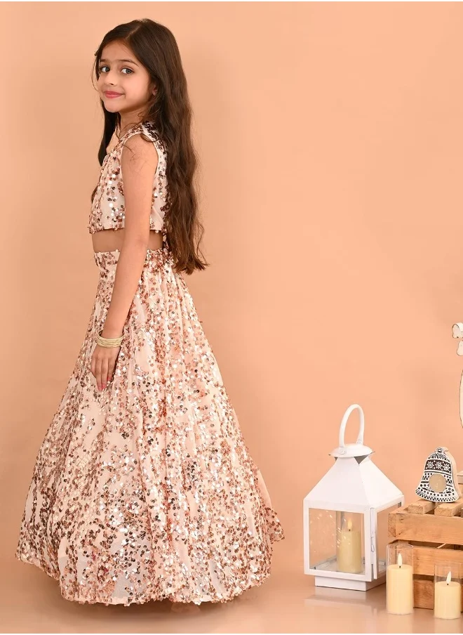 ليلك Girls Lehenga Choli Set