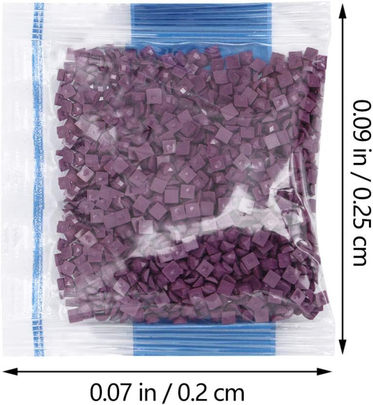comfrt Diamond Painting Replacement Diamonds Square Bead Resin Flat for Missing Drills of Diamond Cross Stitch DIY Crafts Supplies 2.5mm Colorful 48 - Image 4