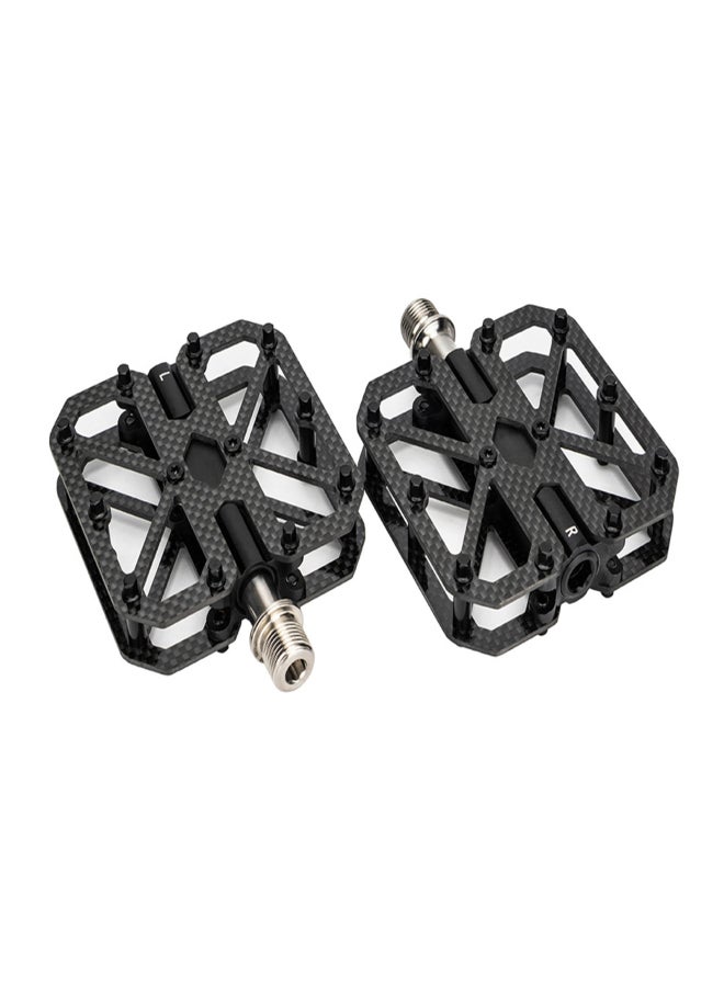 ZTTO Bike Pedals Carbon Composite Three Bearings Non-slip Lightweight Pedals for Road Mountain Folding Bikes Black - Image 5