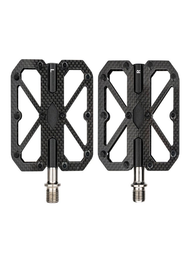 ZTTO Bike Pedals Carbon Composite Three Bearings Non-slip Lightweight Pedals for Road Mountain Folding Bikes Black - Image 3