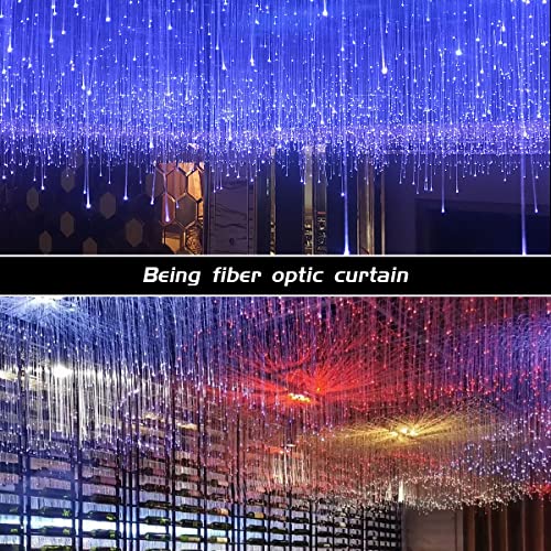 AZIMOM PMMA Plastic 2mm(0.08inch) 50m(164ft) End Glow Fiber Optic Cable Roll for Star Sky Ceiling All Kind Led Light Engine Driver Source - Image 5