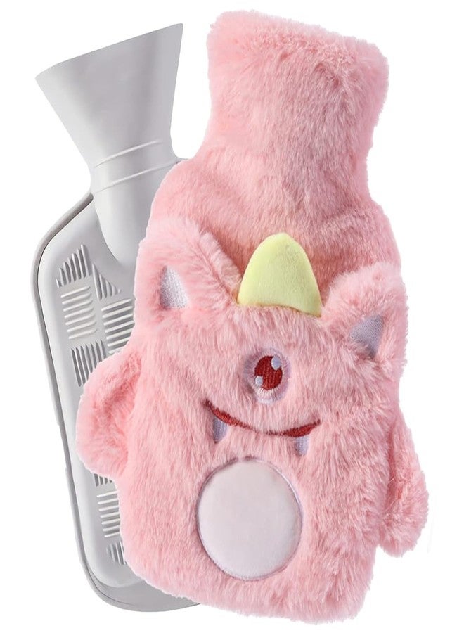 HomeFast Hot Water Bottle With Plush Cover - 1000ml | Pain Relief Bag for Cramps, Backpain, Neckpain & Body Pain | Safe, Durable & Recyclable Hot Water Bag For Daily Use | For Men & Women - Image 1