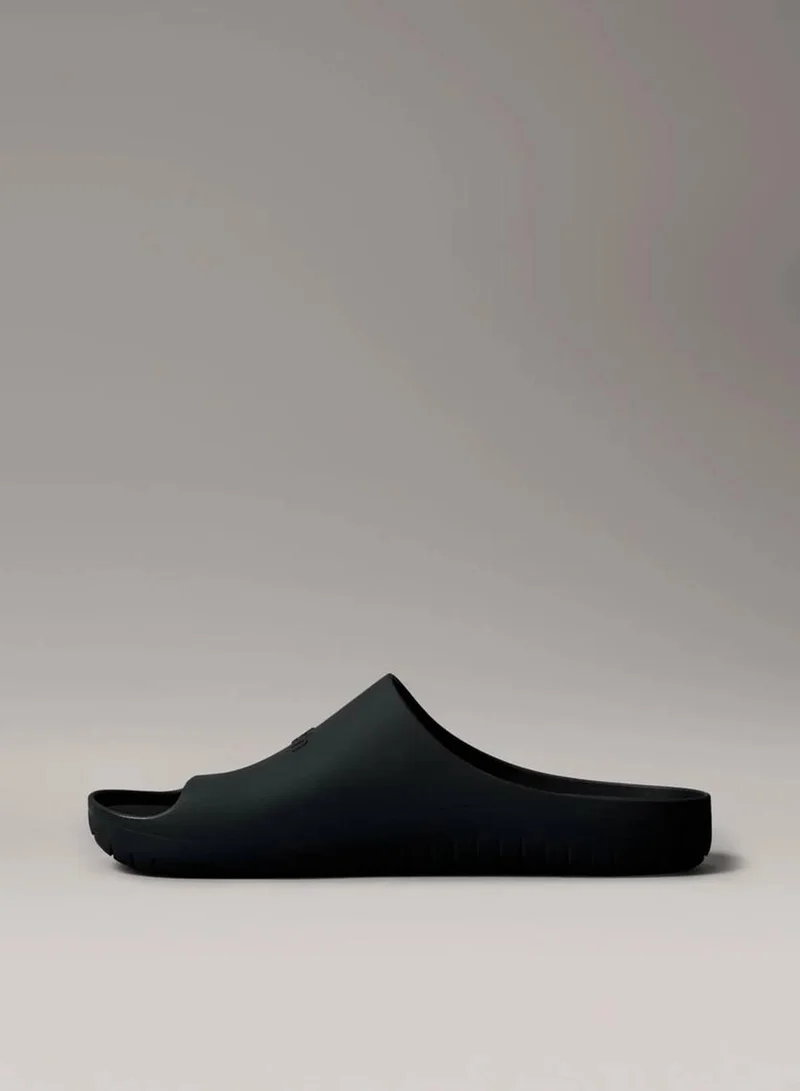 Calvin Klein Triple Black Matte Jelly Logo Sliders for Men | Best Price UAE