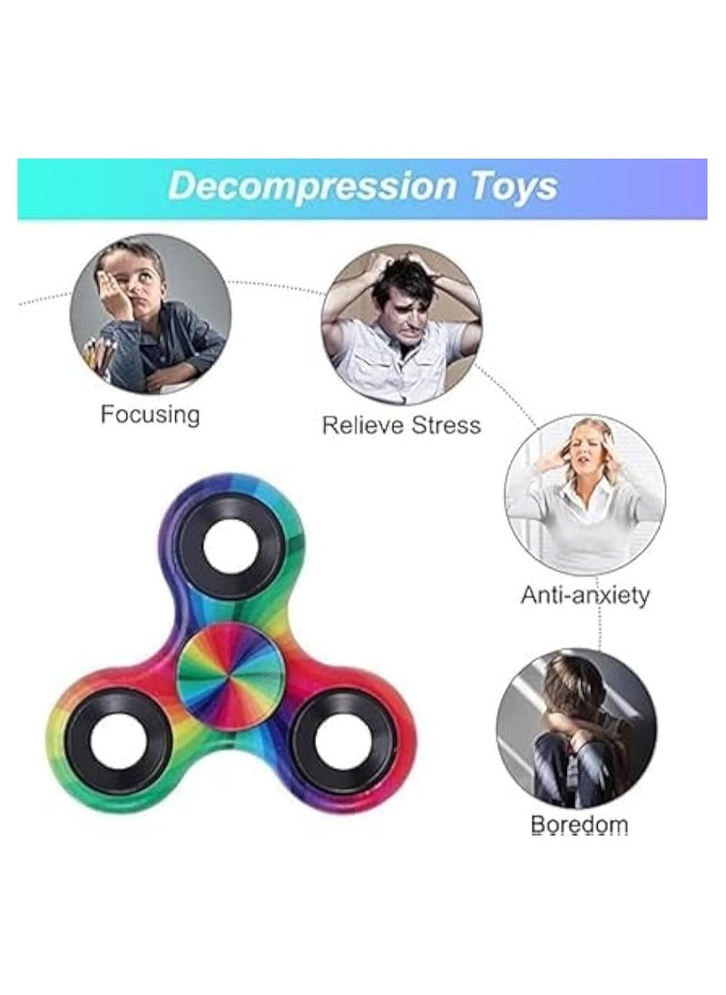 Cool Baby - 10PS Fidget Spinner Toy Hand Fidget Spinner Toys for Teens Adults, Stress Relief Reducer Anit Anxiety-Random color - Image 1