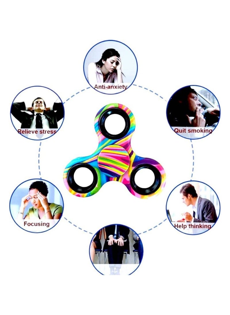Cool Baby - 10PS Fidget Spinner Toy Hand Fidget Spinner Toys for Teens Adults, Stress Relief Reducer Anit Anxiety-Random color - Image 1