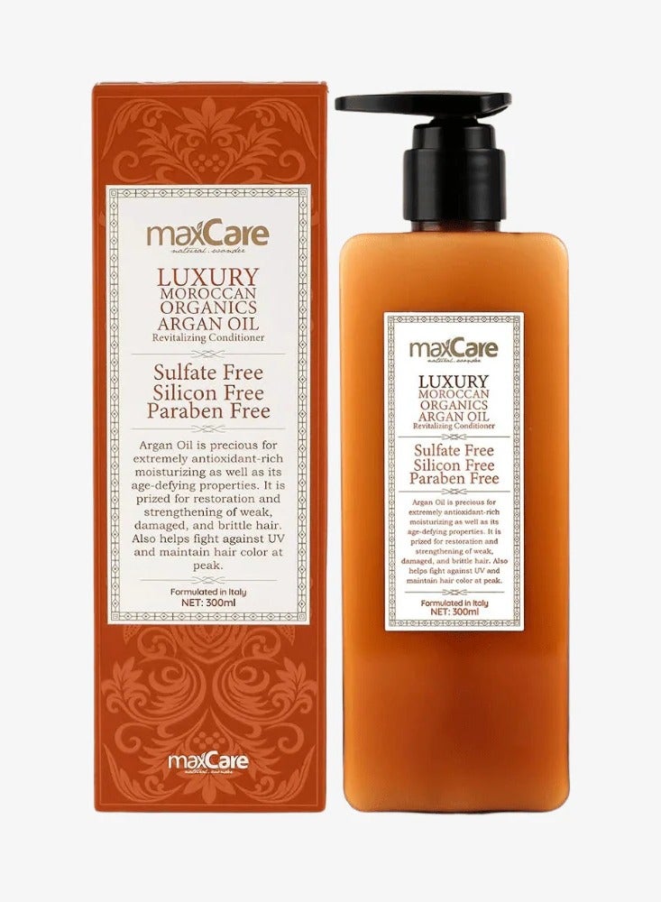 ماكس كير بلسم ماكس كير بزيت الأرجان المغربي العضوي 300 مل – خالٍ من الكبريتات وآمن للشعر المصبوغ - Image 1