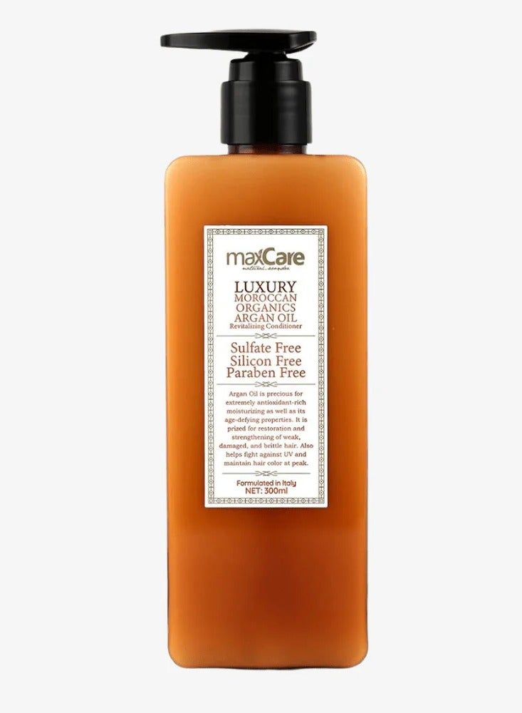 ماكس كير بلسم ماكس كير بزيت الأرجان المغربي العضوي 300 مل – خالٍ من الكبريتات وآمن للشعر المصبوغ - Image 2