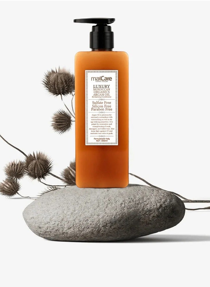 ماكس كير بلسم ماكس كير بزيت الأرجان المغربي العضوي 300 مل – خالٍ من الكبريتات وآمن للشعر المصبوغ - Image 5