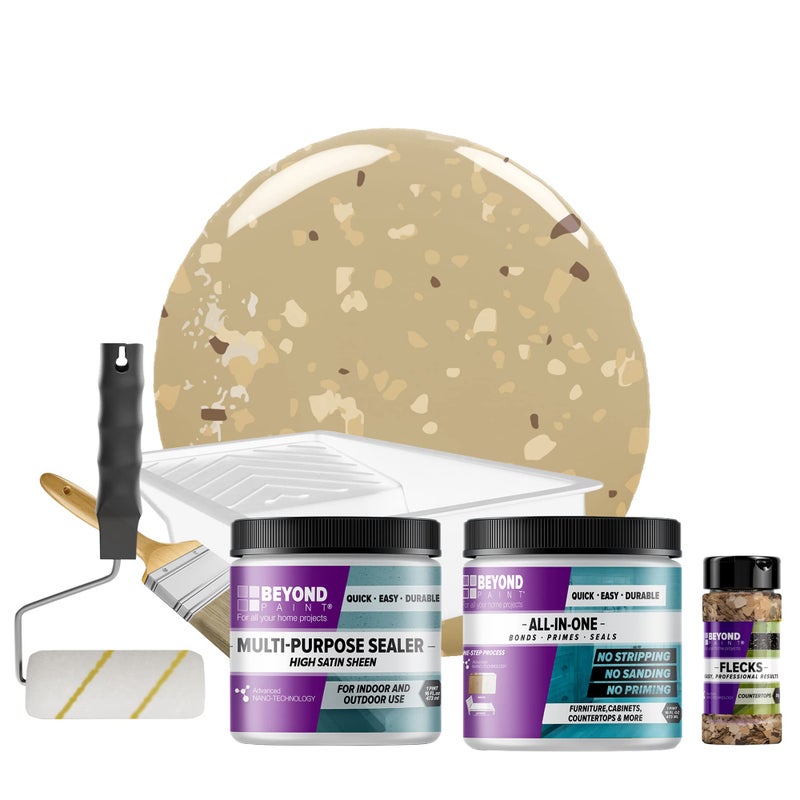 Beyond Paint Countertop Makeover Refinishing Kit, Khaki - Image 1