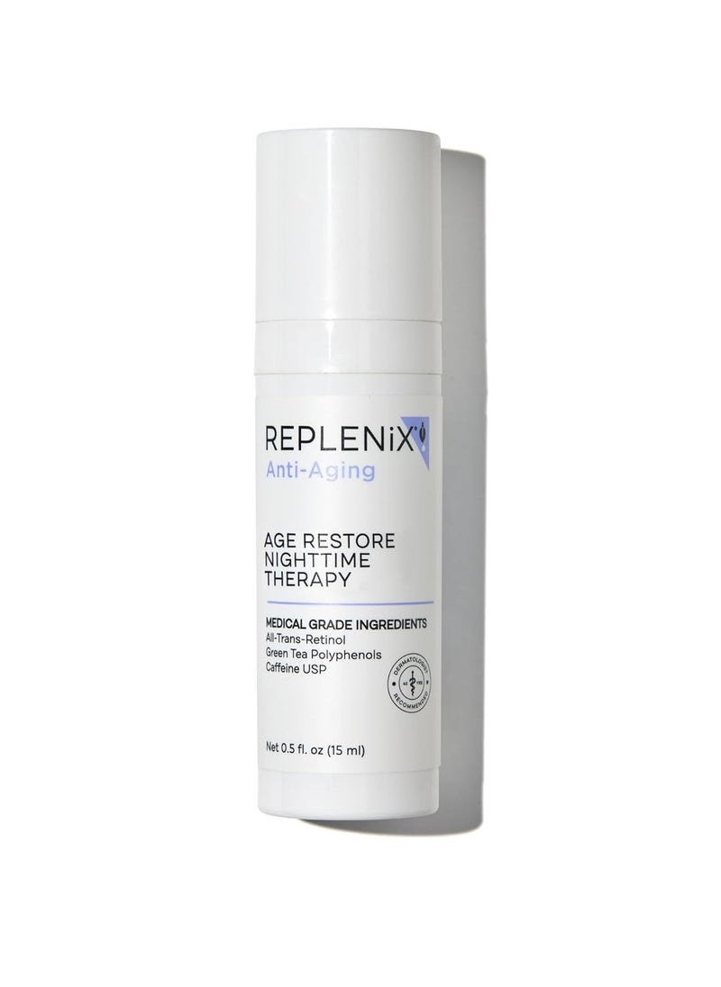 Replenix Replenix Age Restore Nighttime Therapy Face Cream, Anti-Aging Medical-Grade Facial Moisturizer for Mature & Dry Skin 
