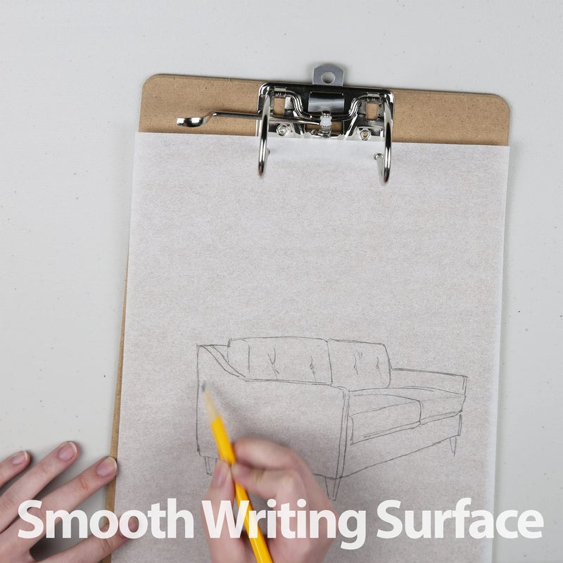 Officemate Recycled Wood Clipboard, Legal Size Archboard, 9 x 17 Inches, Arch Lever Clip (83121) - Image 4