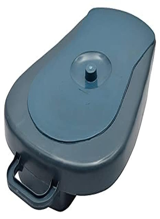 انمول وعاء أنمول البلاستيكي للتبول مع غطاء، وعاء بول للجنسين، سعة 1000 مل - Image 2