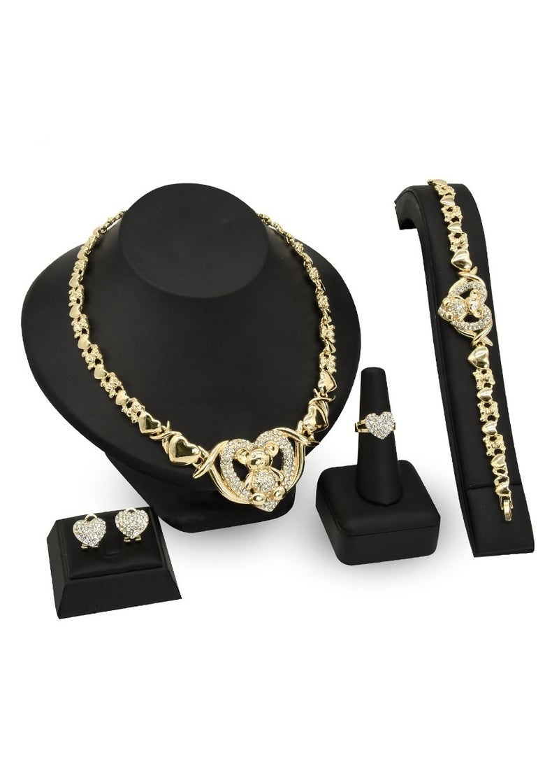 Mark Fairwhale European and American Fashion Multi-layer Woven Women's Necklace Set 