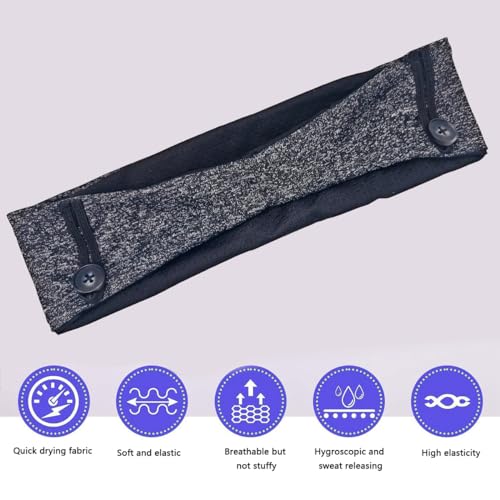 BODHIS Comfortable Oxygen Nasal Cannula Ear Protector Cannula Headband Hairband for Oxygen Concentrator Oxygen Users to Prevent Ear Soreness - Image 3