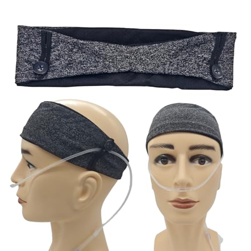 BODHIS Comfortable Oxygen Nasal Cannula Ear Protector Cannula Headband Hairband for Oxygen Concentrator Oxygen Users to Prevent Ear Soreness - Image 2