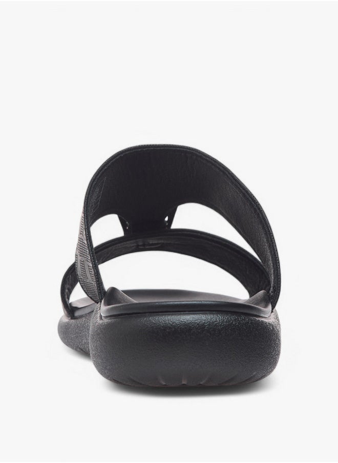 LBL by Shoexpress Buckle Accent Slip-On Arabic Sandals  - Image 4