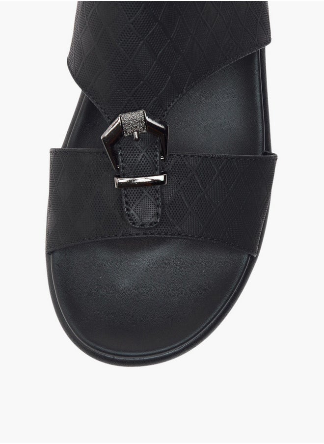 LBL by Shoexpress Buckle Accent Slip-On Arabic Sandals  - Image 3