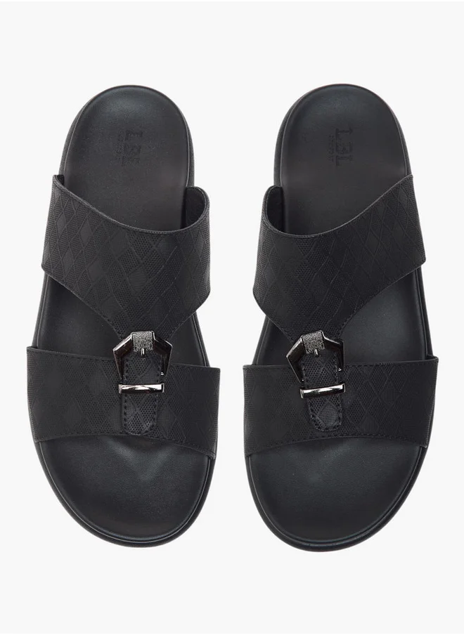 ال بي ال من شو اكسبرس Buckle Accent Slip-On Arabic Sandals