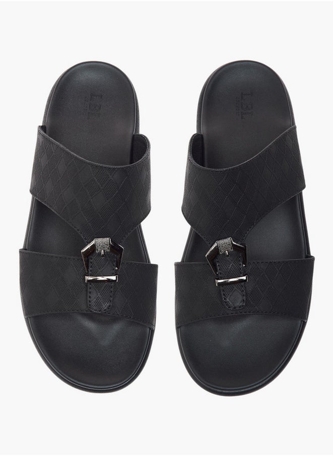 LBL by Shoexpress Buckle Accent Slip-On Arabic Sandals  - Image 1
