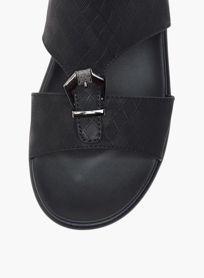 LBL by Shoexpress Buckle Accent Slip-On Arabic Sandals Ramadan Collection - Image 3