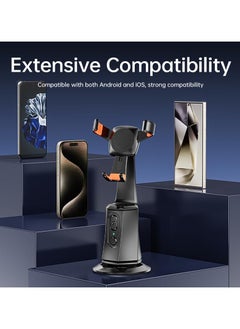 TYCOM Auto Face Tracking Tripod, 360 Rotation Phone Camera Mount, No App Needed, Battery Operated Smart Shooting Holder for Live Vlog - S1  - Image 4