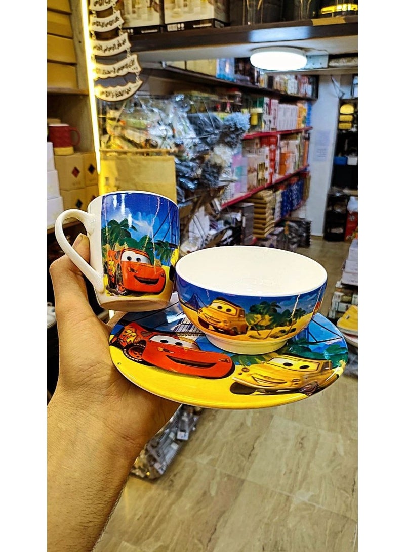 Disney 3-piece porcelain children's set - Image 2