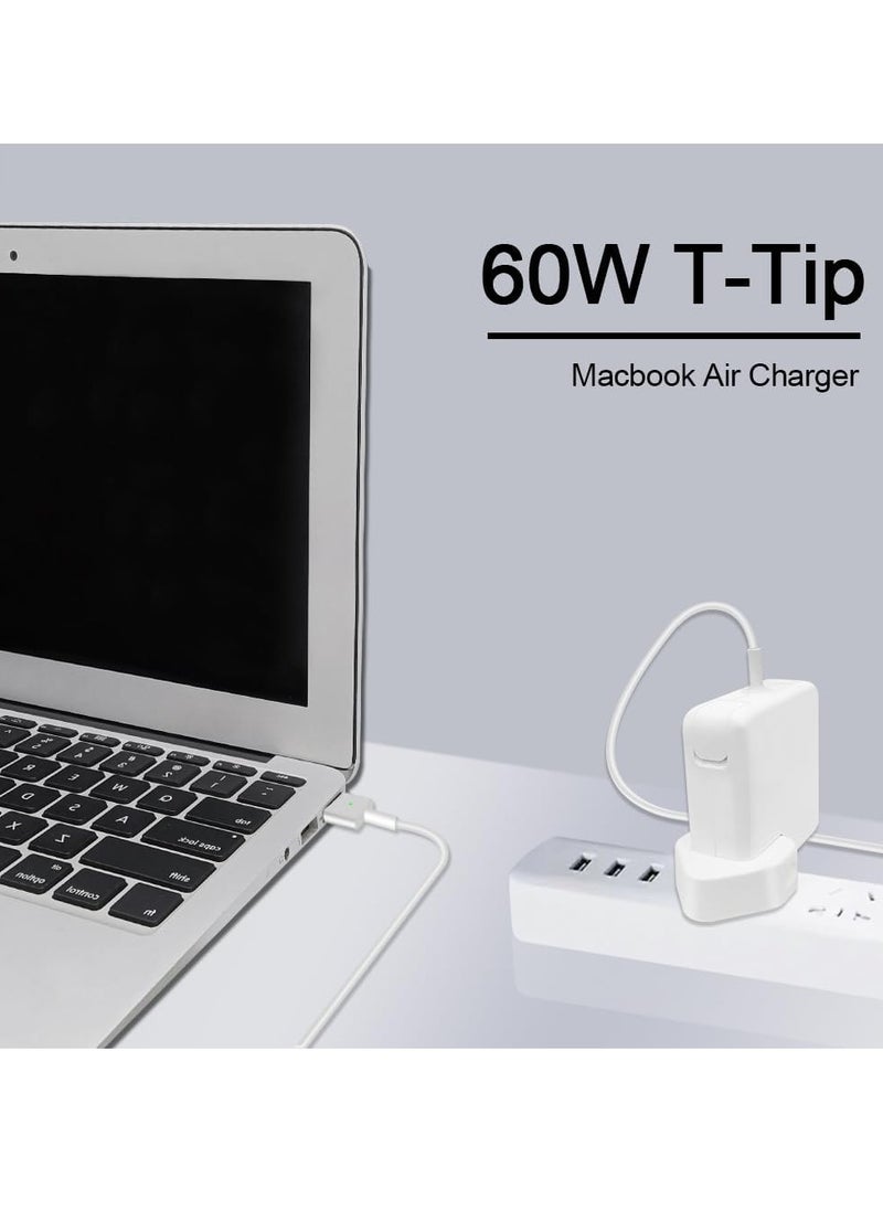 mriya - Compatible Mac Book Air Charger, 60W T-Tip Power Adapter Charger for Mac Book - Image 1