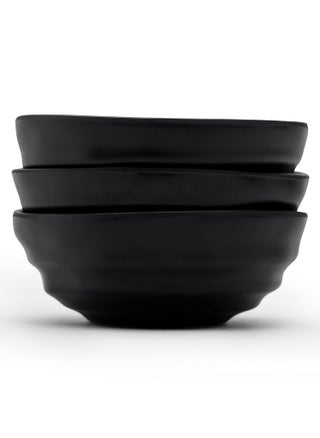 Smart Dinning Unbreakable Bowls Set Melamine Medium 500 ml 3 Pieces Black Matt Finish - pzsku/ZE10848DD12ECC0B4FA38Z/45/1748263767/5a22fdc8-6e22-4fe6-826f-04ccba3dc35b