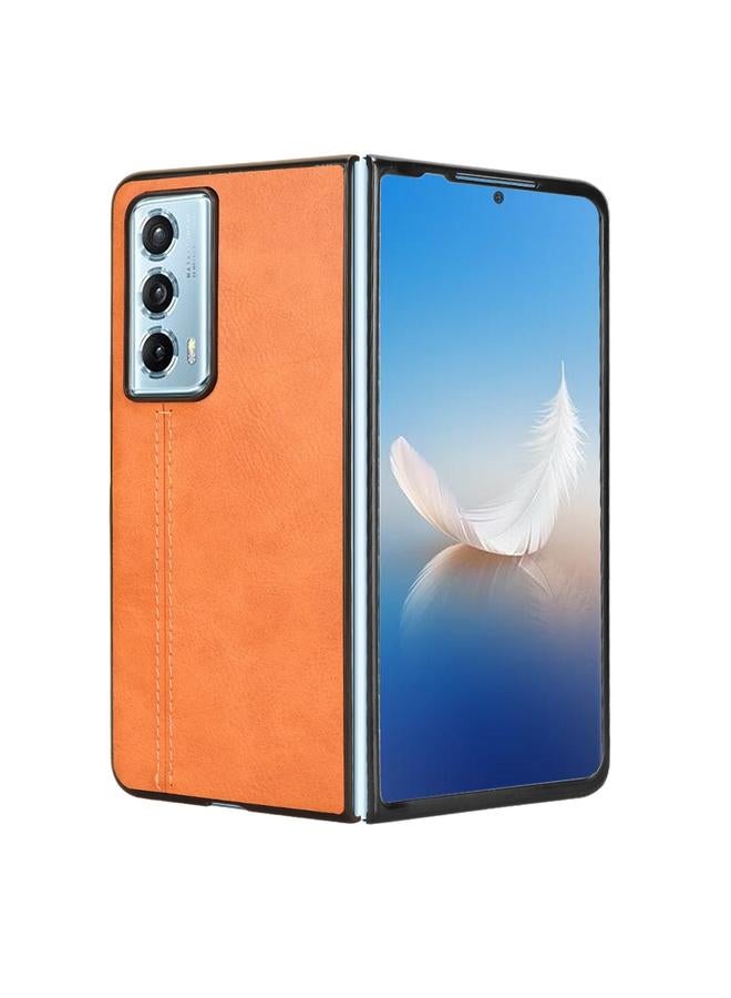 S-TOP Case For Honor Magic Vs2 Cow Pattern Sewing Back Cover Phone Case - Image 4