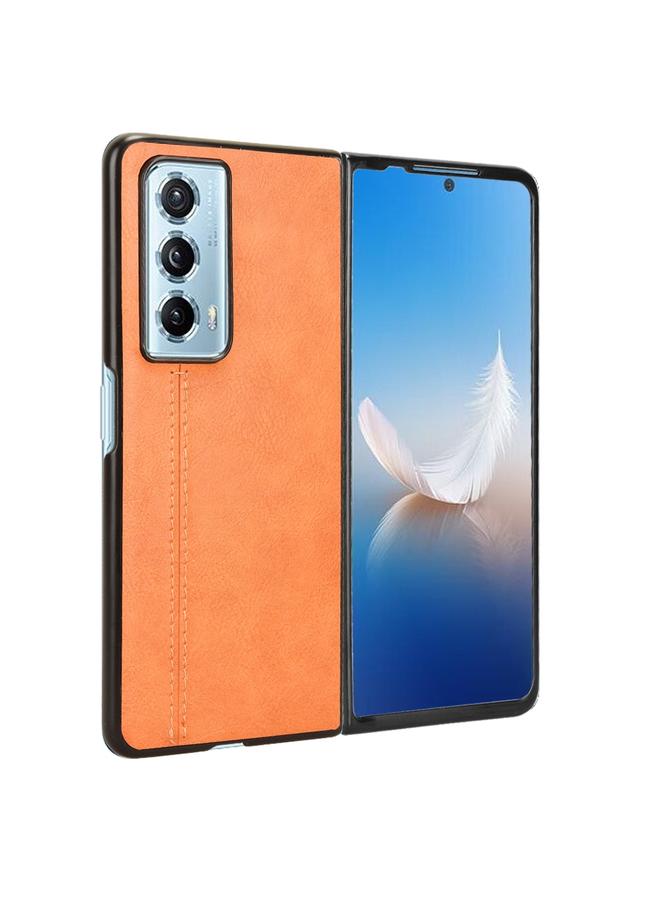 S-TOP Case For Honor Magic Vs2 Cow Pattern Sewing Back Cover Phone Case - Image 3