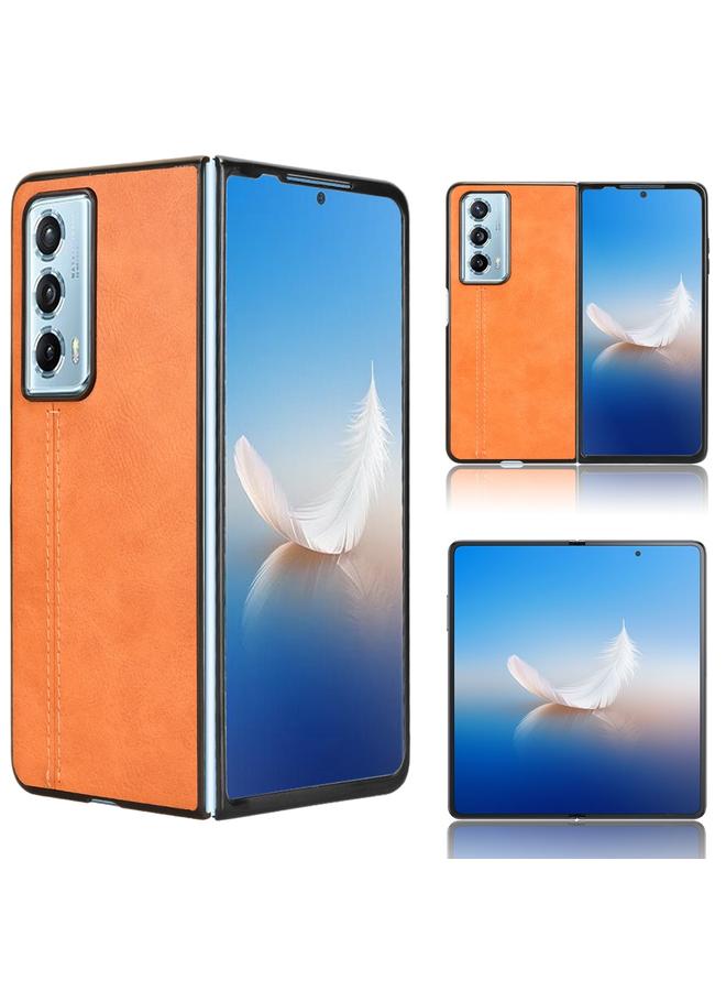 S-TOP Case For Honor Magic Vs2 Cow Pattern Sewing Back Cover Phone Case - Image 1