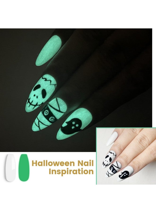 YTD Likomey Glow In The Dark Gel Nail Polish1 Pcs 15Ml White Green Luminous Glow Effect Uv Gelfluorescent Bright Neon Shiny Finish Led Uv Lamp Needed Nail Varnish Manicureyg379 - Image 5