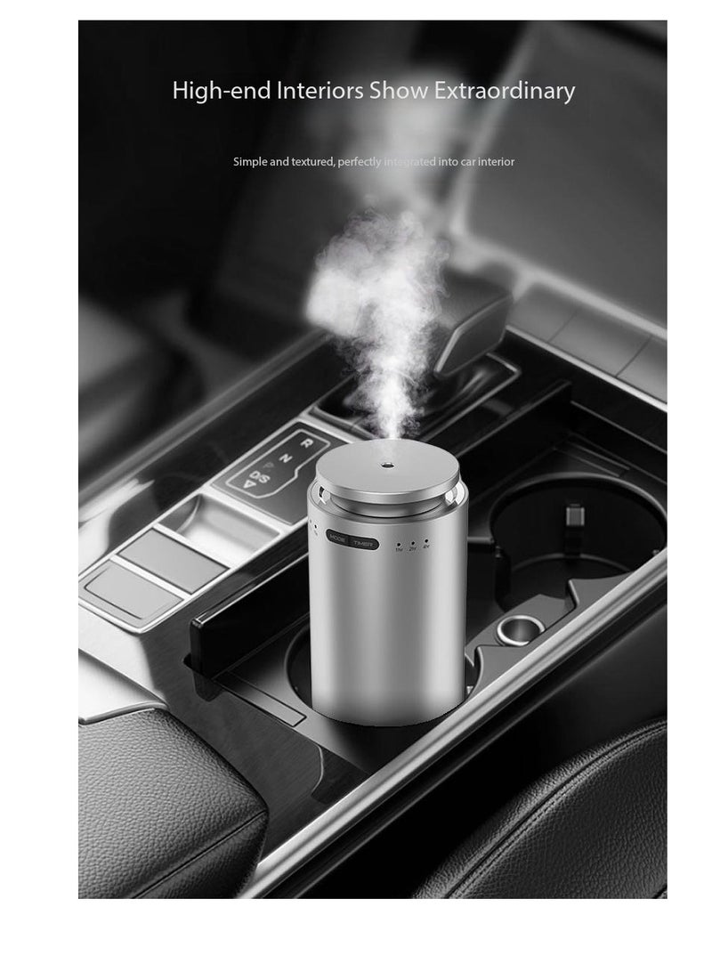 CityRiya-Long Car Aromatherapy Diffuser, 3 Mist Levels & Timer Function - USB Ultrasonic Essential Oil Diffuser, Mini Cool Mist Portable Air Refresher for Car, Home, Office, Bedroom - Image 5