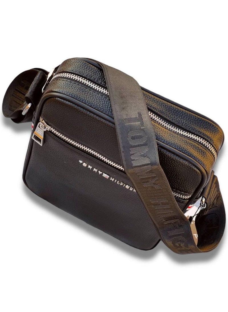 Tommy Hilfiger Plus Crossbody bag from Tommy Hilfiger for men, black  - Image 4