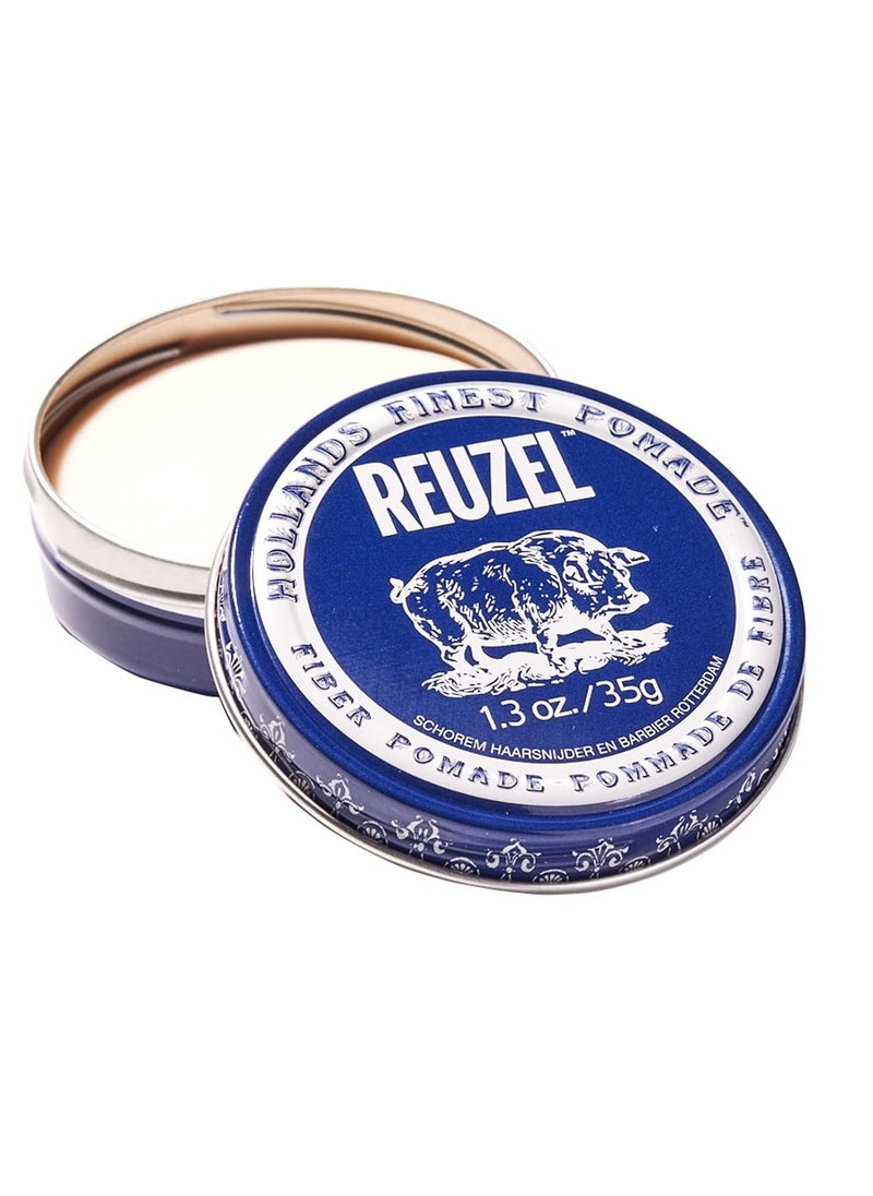 Reuzel REUZEL Fiber Pomade, Firm and Pilable All Day Hold, Water Soluble Styling, Low Shine and Flake Free, Easy To Wash Out, For All Hairstyles  - Image 1