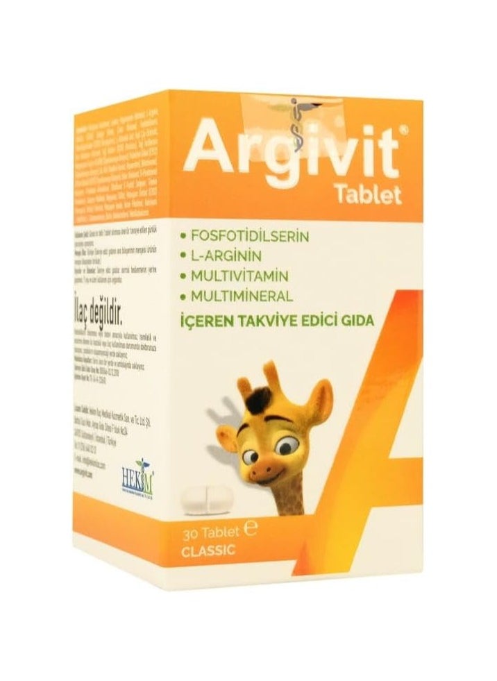 Argivit - Argivit Classic Tablet (30 Tablets): Comprehensive Nutritional Support for Optimal Health - Image 1