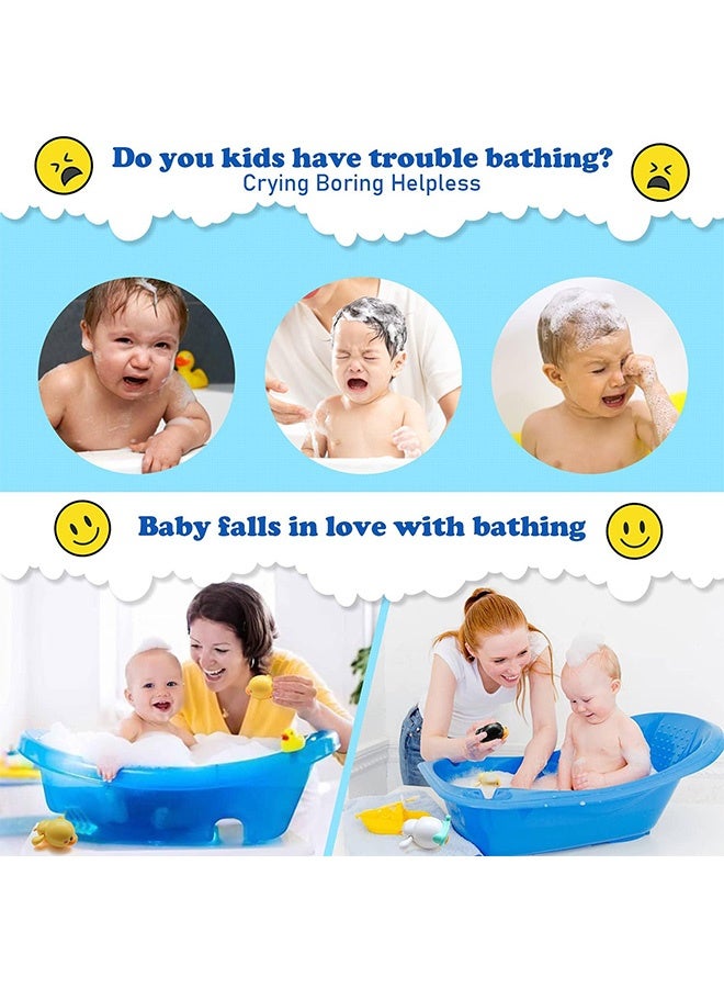 Peachjoy Baby Bath Toys, 3 Pcs Wind Up Duck Bathtub Toys for Toddlers 1-3 Years Old, Floating Pool Games, Water Toys for Swimming for Boys and Girls - Image 3