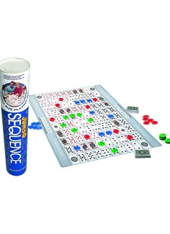 Jumbo Sequence Tube Game Family Fun with Strategy and Luck Large Mat, Cards, Chips Ideal for 2-12 Players, Ages 7+ Block Opponents and Win Sequences - pzsku/ZE108F2D3318FA2A740C6Z/45/_/1737309229/1cb3f65f-d137-43f8-85ab-4741a9401f2f