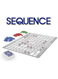 Jumbo Sequence Tube Game Family Fun with Strategy and Luck Large Mat, Cards, Chips Ideal for 2-12 Players, Ages 7+ Block Opponents and Win Sequences - pzsku/ZE108F2D3318FA2A740C6Z/45/_/1737309240/1defe685-eec8-4e34-972b-5cb9d94da310