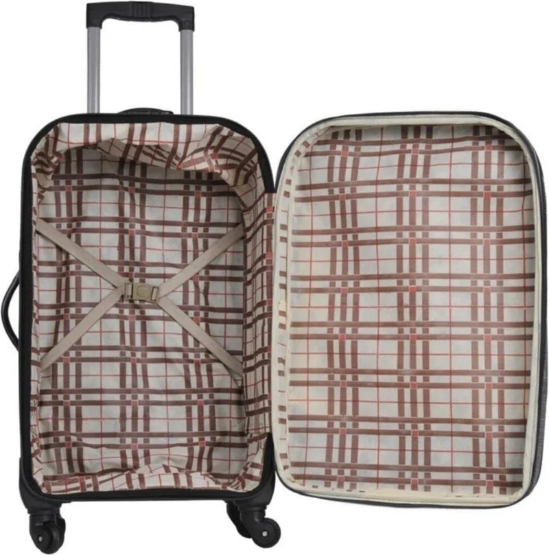 Esbuik Unisex Bellows Large Size Fabric Luggage Suitcase
