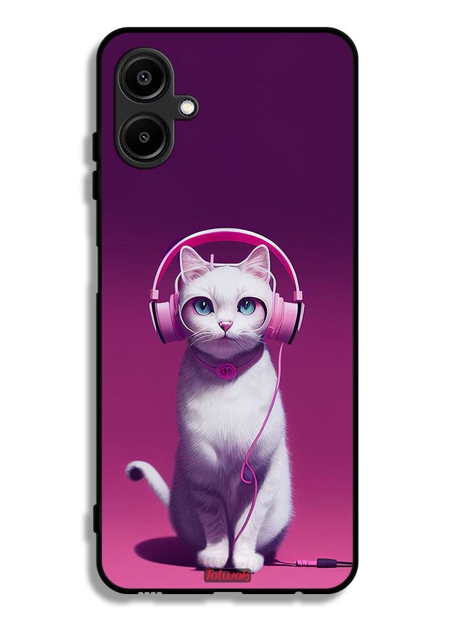Tolwak Samsung Galaxy M06 5G Protective Case Cover Cute Kitten - Image 1