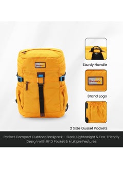 Discovery Discovery ICON 25 L Backpack Ocher Padded Laptop Backpack Durable Water Resistent Backpack Hiking Outdoor Travel Backpack For Men And Women  - Image 5