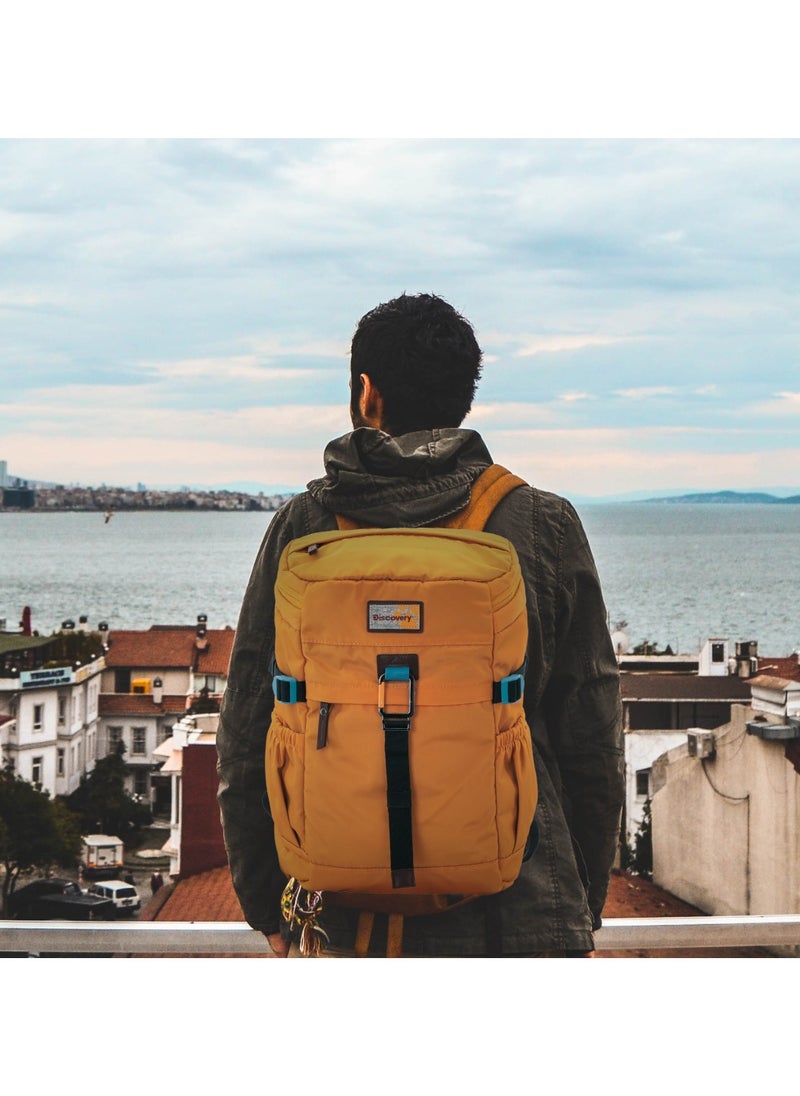 Discovery ICON 25 L Backpack Ocher Padded Laptop Backpack Durable Water Resistent Backpack Hiking Outdoor Travel Backpack For Men And Women - pzsku/ZE1091F0B47318DA3D995Z/45/_/1740472208/0fcd109c-4324-4724-b338-7c79828246a8