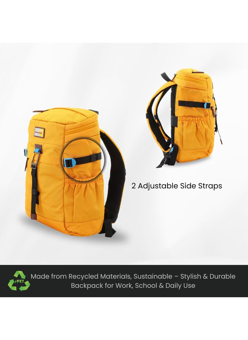 Discovery ICON 25 L Backpack Ocher Padded Laptop Backpack Durable Water Resistent Backpack Hiking Outdoor Travel Backpack For Men And Women - pzsku/ZE1091F0B47318DA3D995Z/45/_/1740472211/d2eb2046-e660-49b4-a1aa-354d114806fc