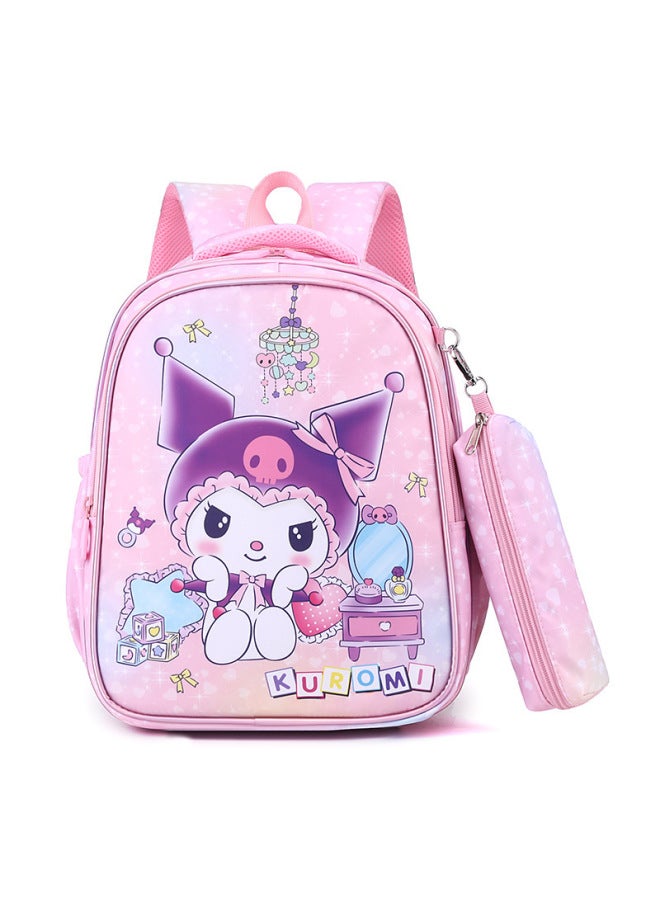 Children's Schoolbag Cute Cartoon Girl's Western Style Backpack Coolomi Pattern Primary School First Grade Kindergarten-Color:Purple Coolomi - Image 5